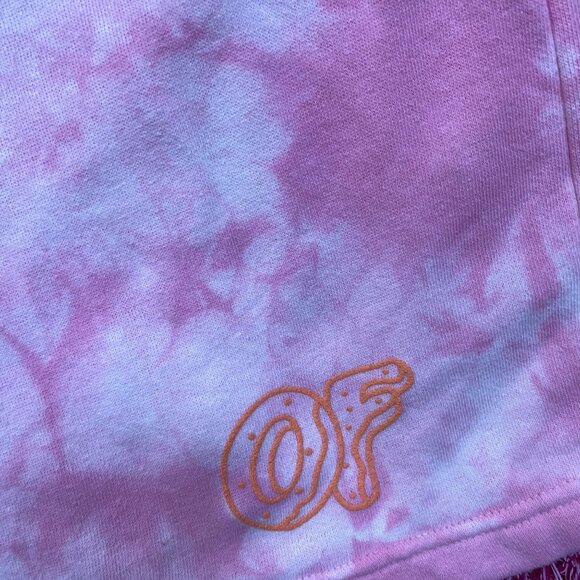 Odd Future Pink Tie-Dye Sweat Shorts Small - Picture 2 of 4